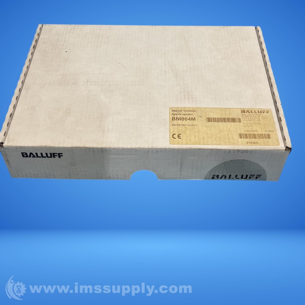 Balluff BNI004M Ethernet Input Module FNOB