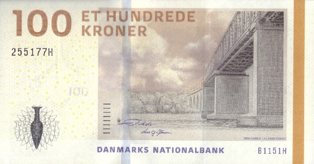 DENMARK 100 KRONER P-66d 2015 UNC