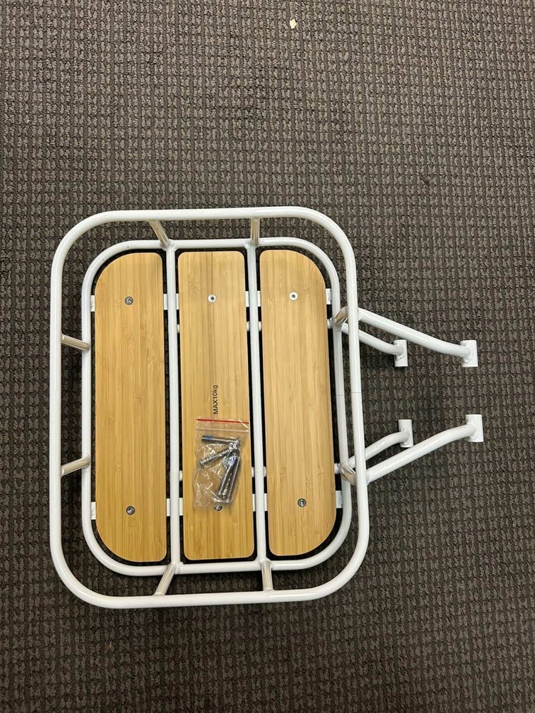 BLUEJAY BICYCLE FRONT BASKET- WHITE
