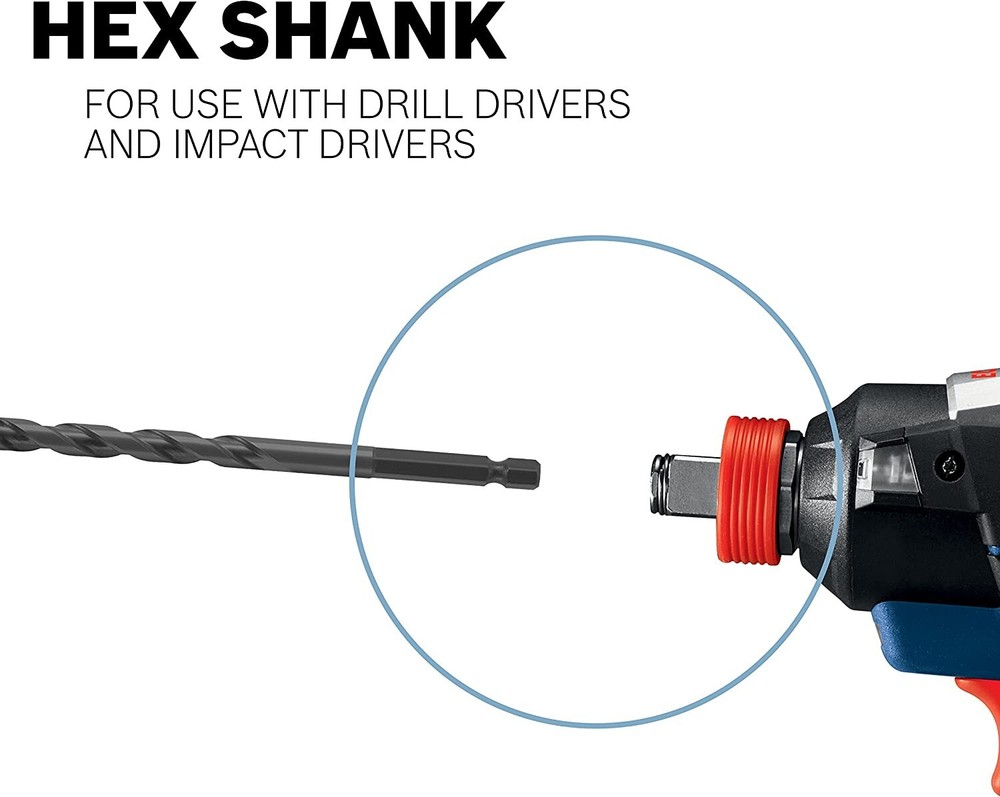 5 Pack Bosch IMC02 5/32" Impact Multi Construction Drill Bit