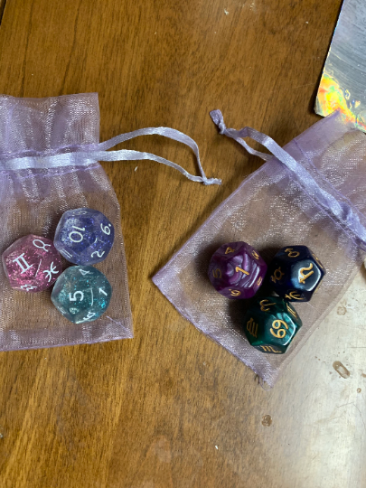 Astrodice with chart
