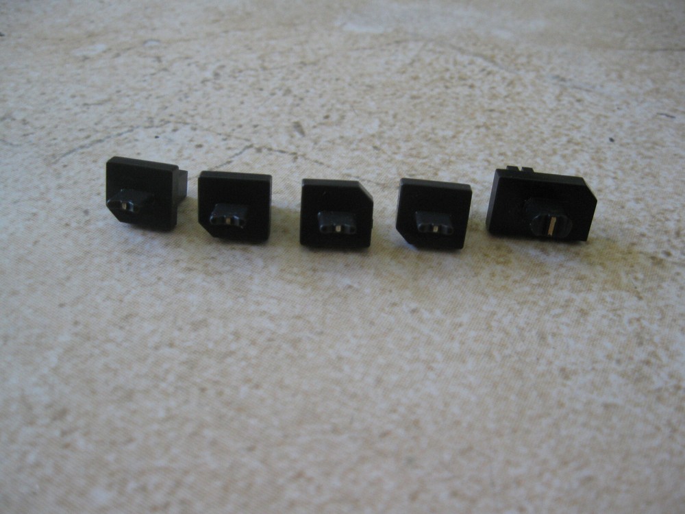 Kenwood TS-140S SLIDE knobs (5) for front panel controls in Excellent shape