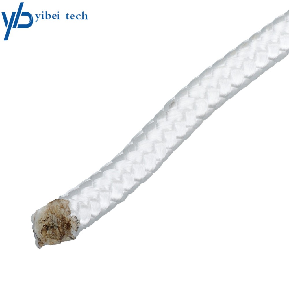 3/8 Inch Nylon Polyester Cord 250 Foot Spool Solid Braid Industrial Grade White