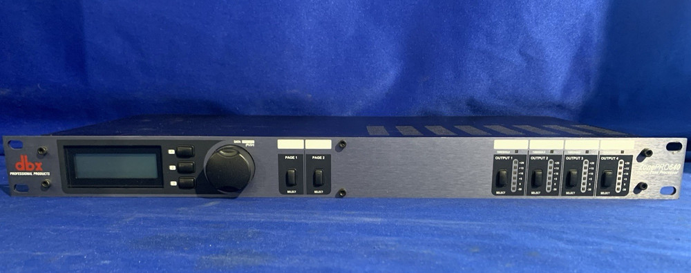 DBX 640 ZonePRO Digital Zone Audio Processor DBX640 -Power On & Partially Tested