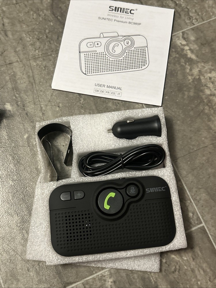 Bluetooth Car Speaker for Cell Phone, Handsfree Bluetooth Car Kit Motion AUTO...