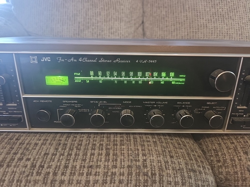 JVC 4vr-5445 Quadraphonic Reciever Read Description