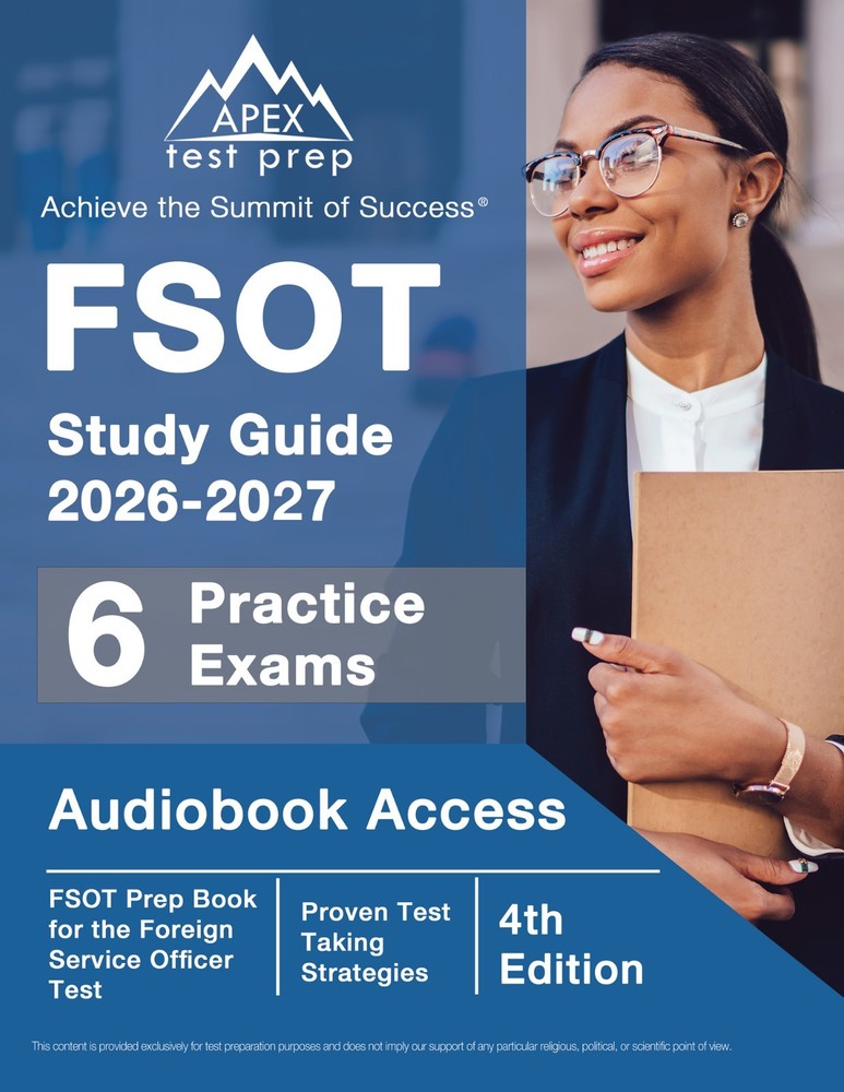 FSOT Study Guide 2026-2027: 6 Practice Exams and FSOT Prep Book