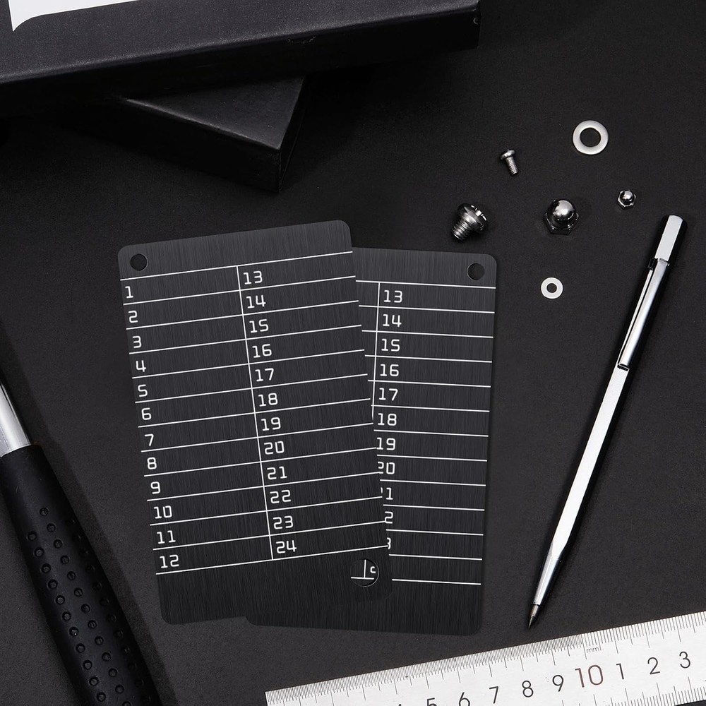 Cryptocurrency Wallet Metal Backup Plate