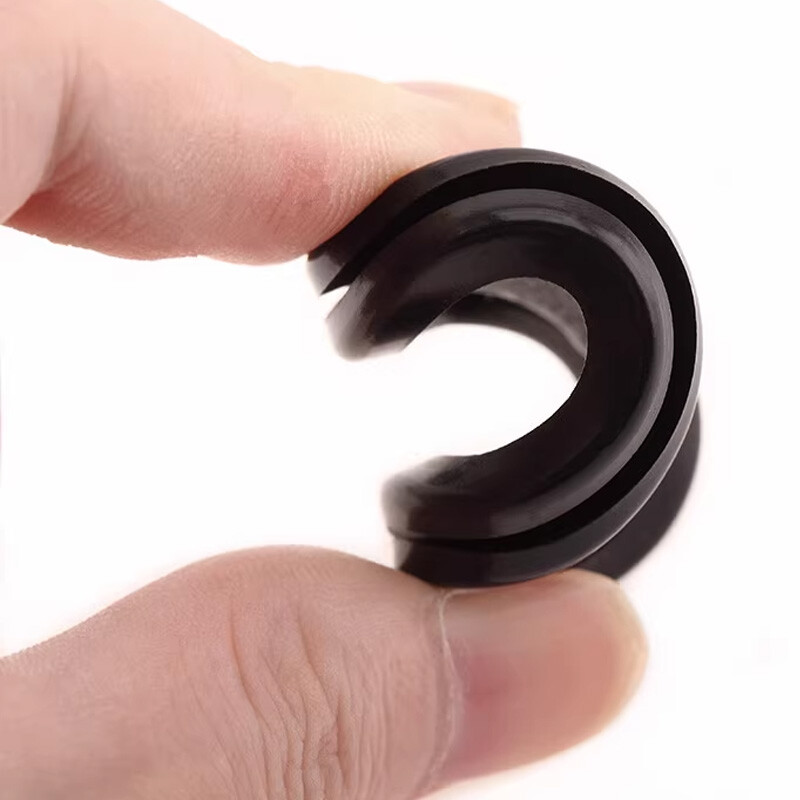 Synthetic Rubber Oval Shape Closed Grommets Double-Sided Cable Bung Various size