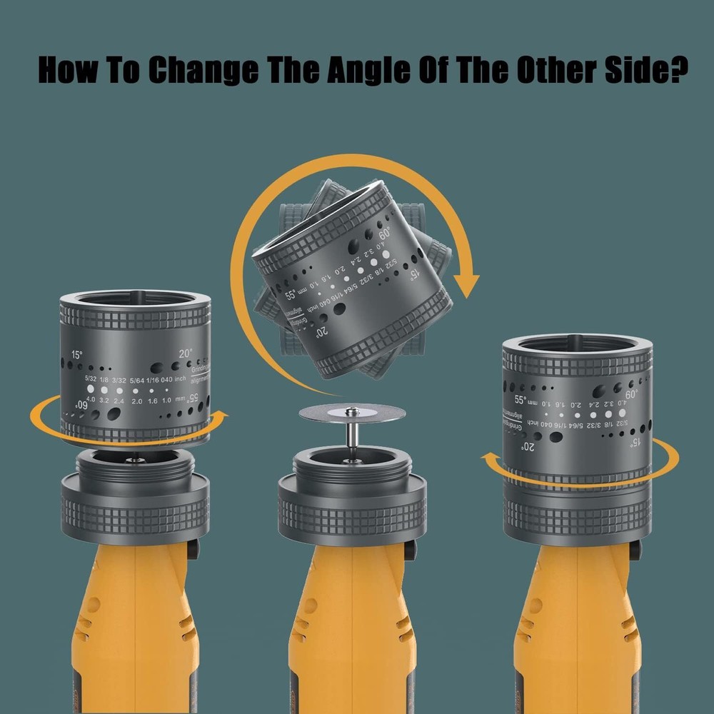 Tungsten Electrode Sharpener Grinder TIG welding Rotary Tool 6 Sizes 10 Angles