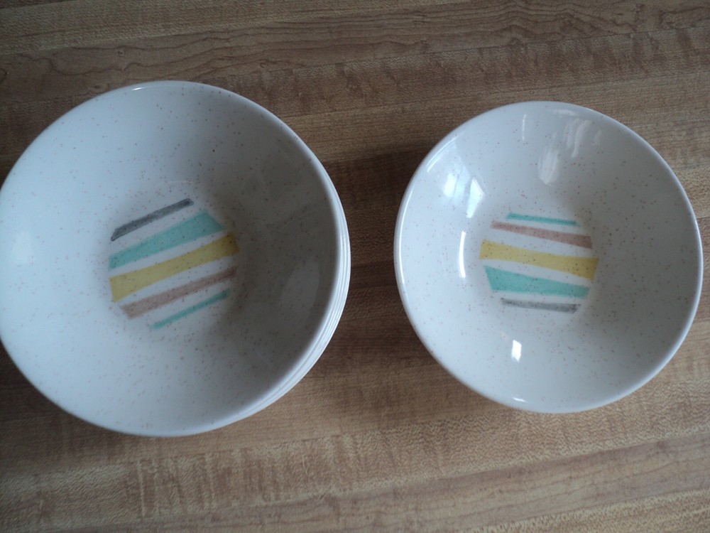 Veron-Ware ALWAYS pattern 8 Cereal Sauce Bowls
