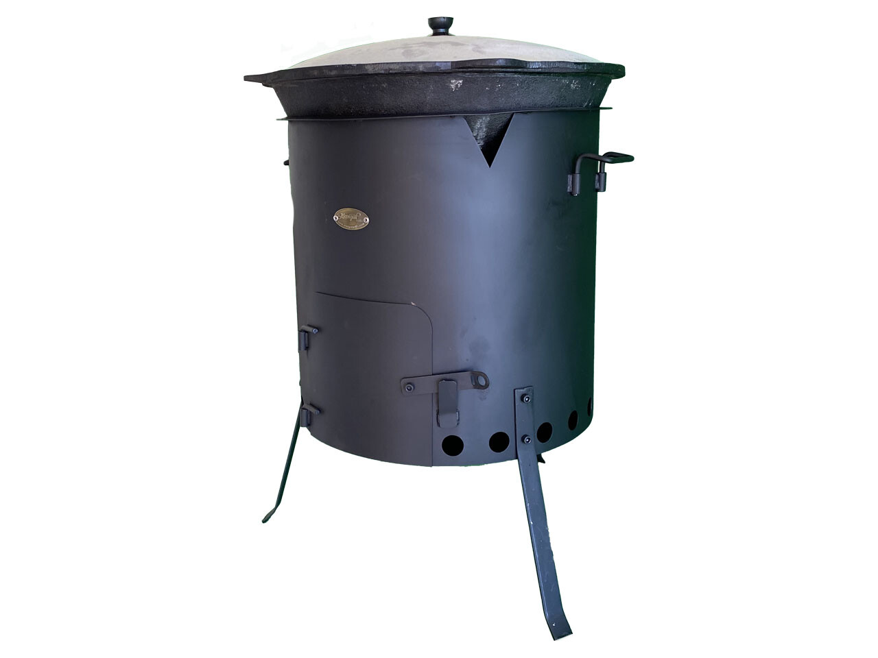 22L Authentic Uzbek Kazan Traditional Cast Iron Cauldron Pilaf Plov Lagman Wok