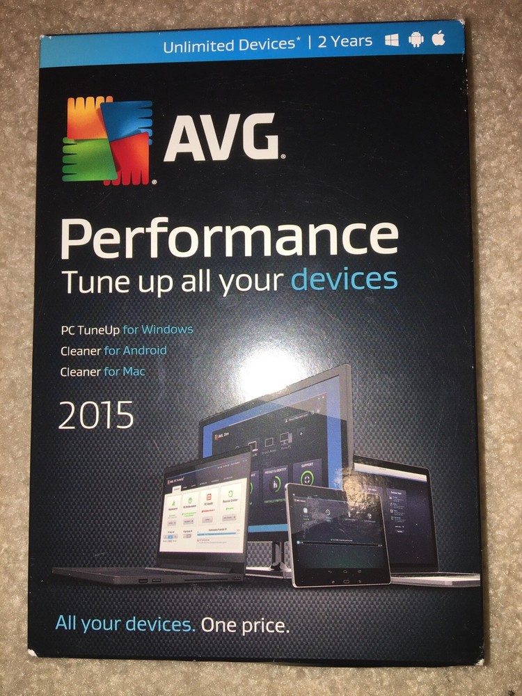 AVG Performance 2015 - Unlimited Devices / 1 Year