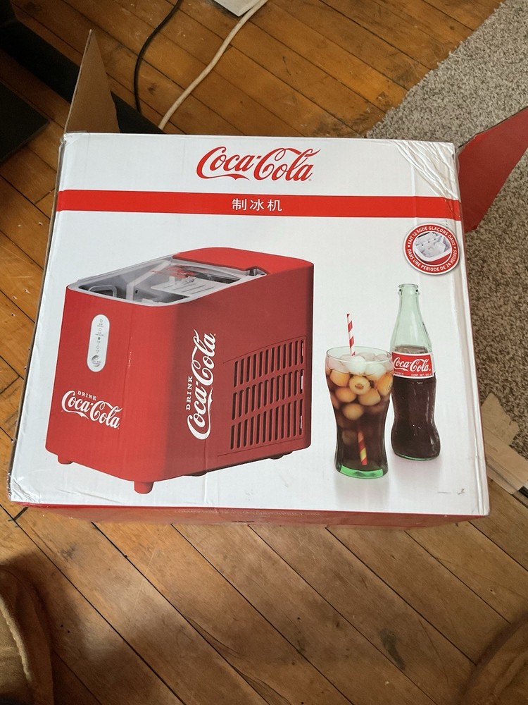 Coca-Cola Automatic Ice Maker, Self- Cleaning, Countertop 26 Lb