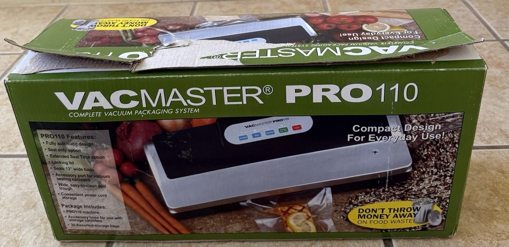 BRAND NEW!!! VacMaster Pro 110 - Complete Vacuum Packaging System - FREE SHIP!