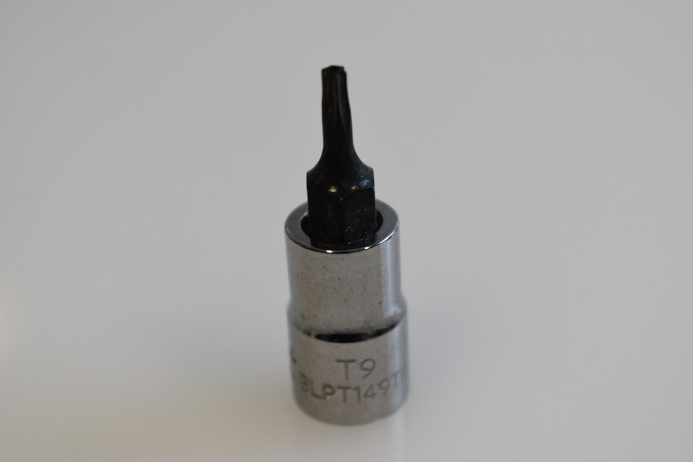 Blue Point Tools BLPT149TP T9 TORX Tamper Proof Bit Socket Driver 1/4" Drive