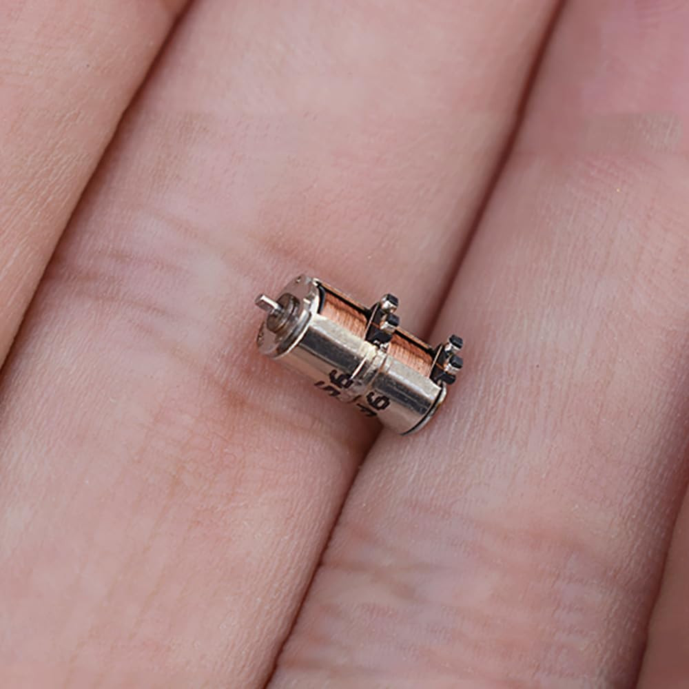 Acxico 10Pcs DC 5V 2-Phase 4-Wire Micro Mini Ultra-Tiny 4 Mm Precision Stepper M