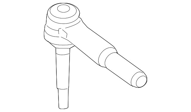 Genuine Ford Drag Link End PC3Z-3A131-J