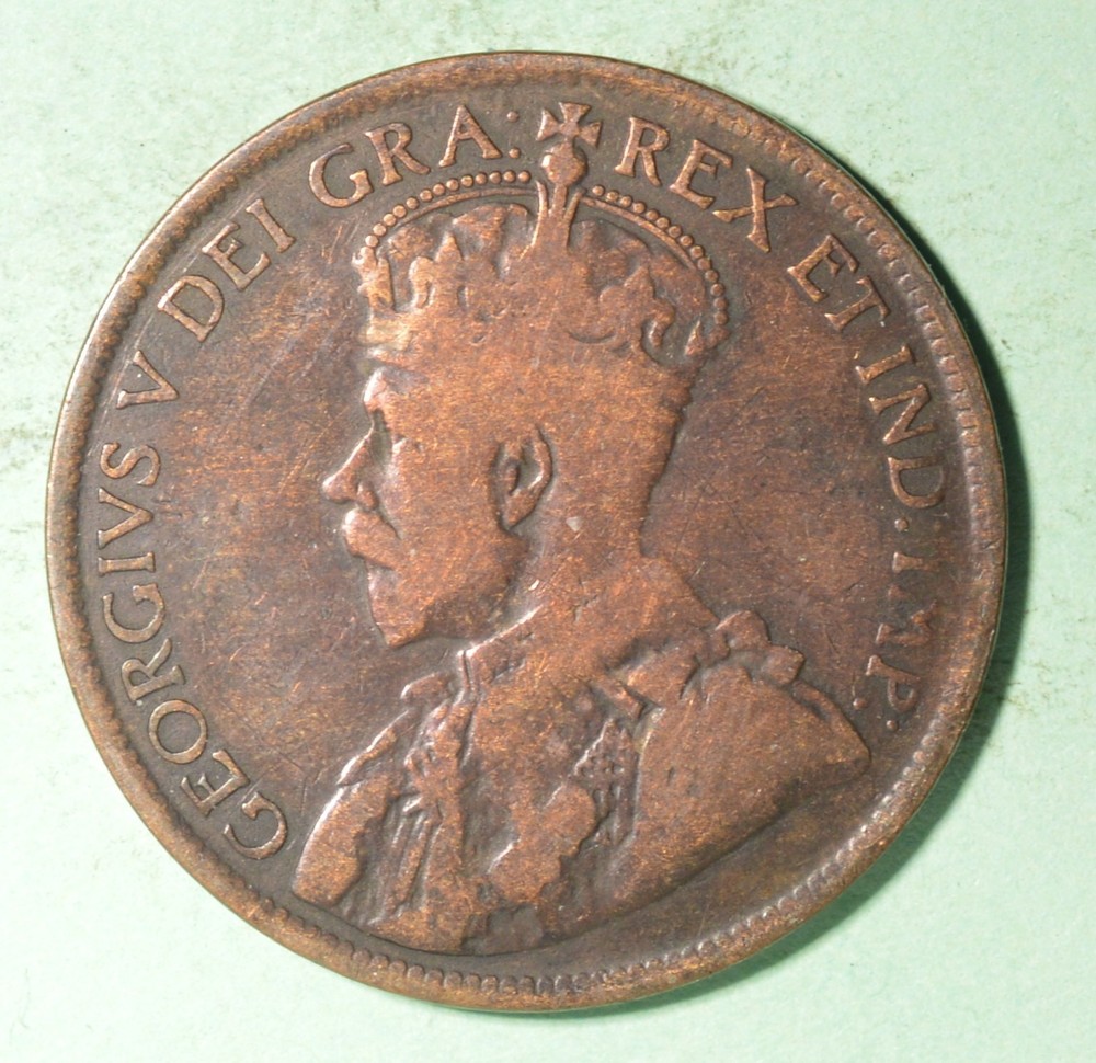 1918 - Canada Large Cent - INV# X-250