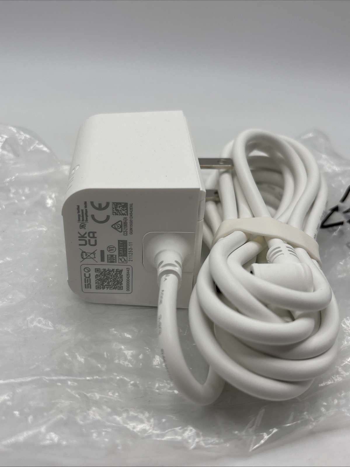 Ring Plug-In Power Adapter for Indoor Cam / Stick Up Cam – Wired Power Supply