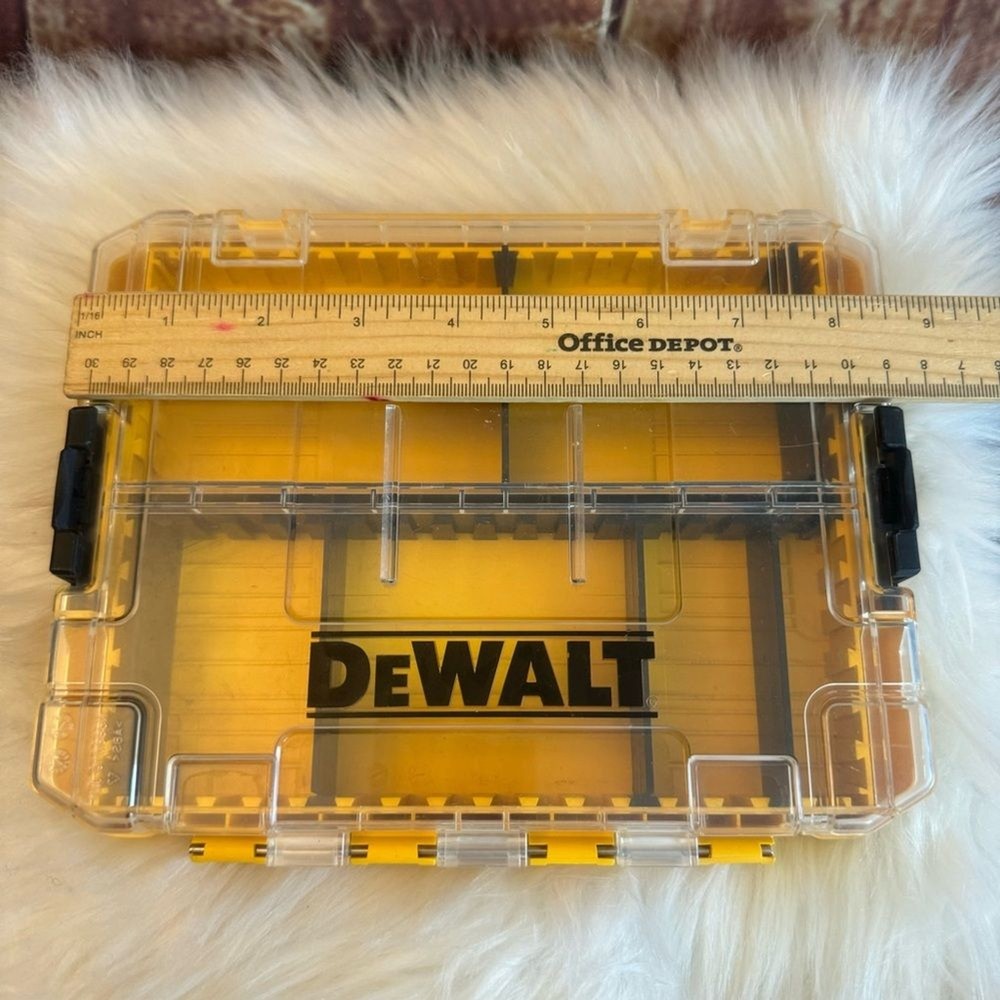 DEWALT Tool Box Tough Case Medium Yellow Case