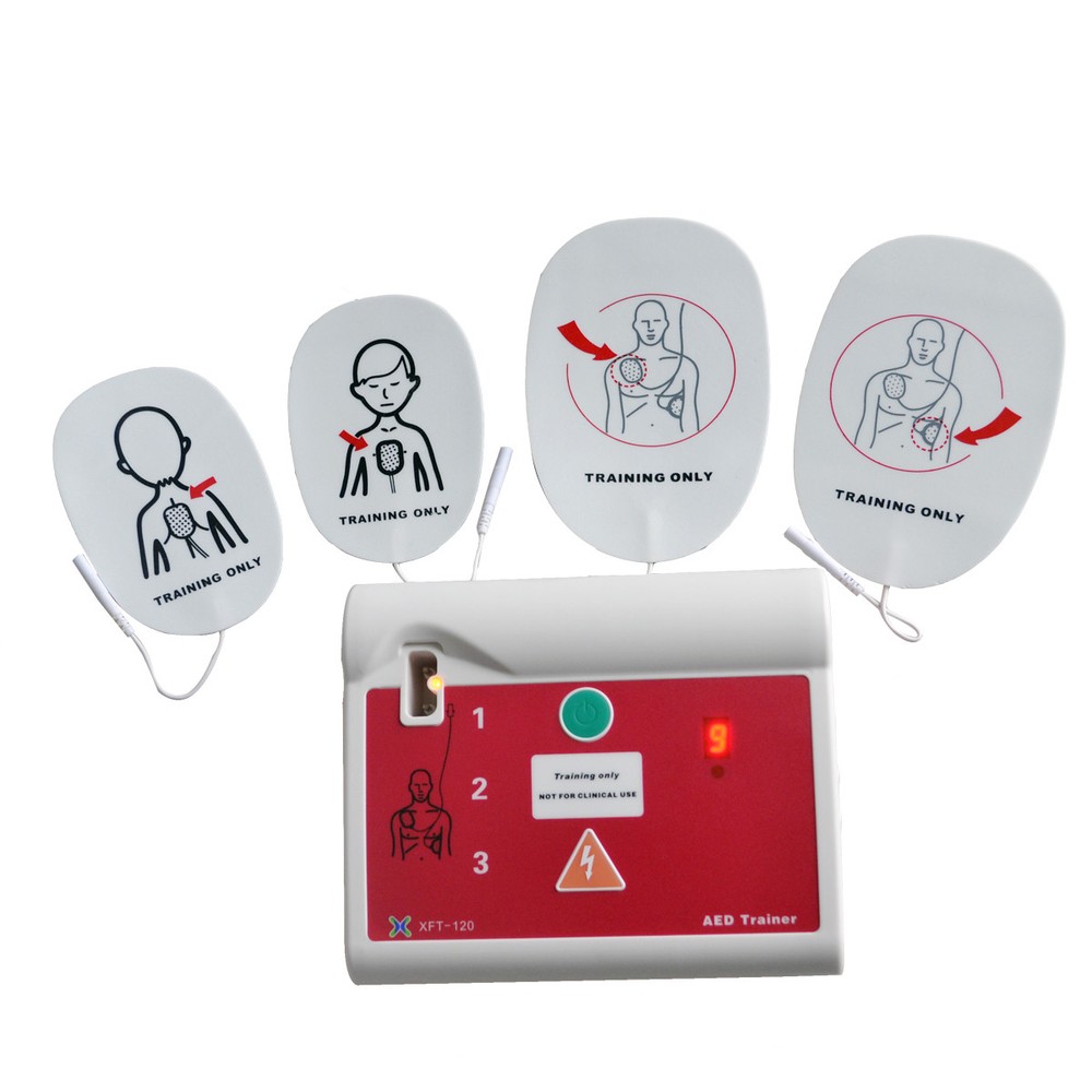 Automatic External Defibrillator Trainer CPR AED Training Simulator First Aid