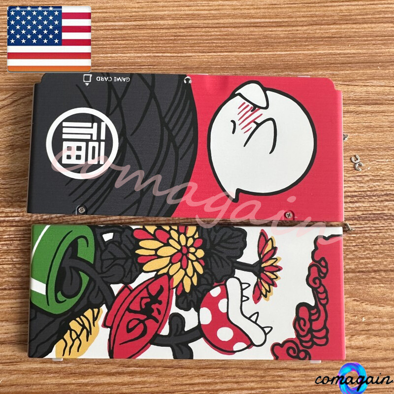 Housing Shell Top & Bottom Cover For New Nintendo 3DS Boo Mario Hanafuda