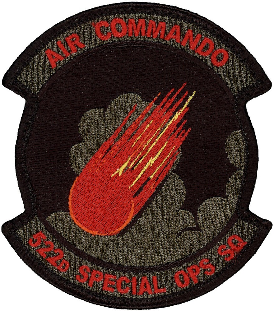 USAF 522d SPECIAL OPERATIONS SQUADRON AIR COMMANDO PATCH