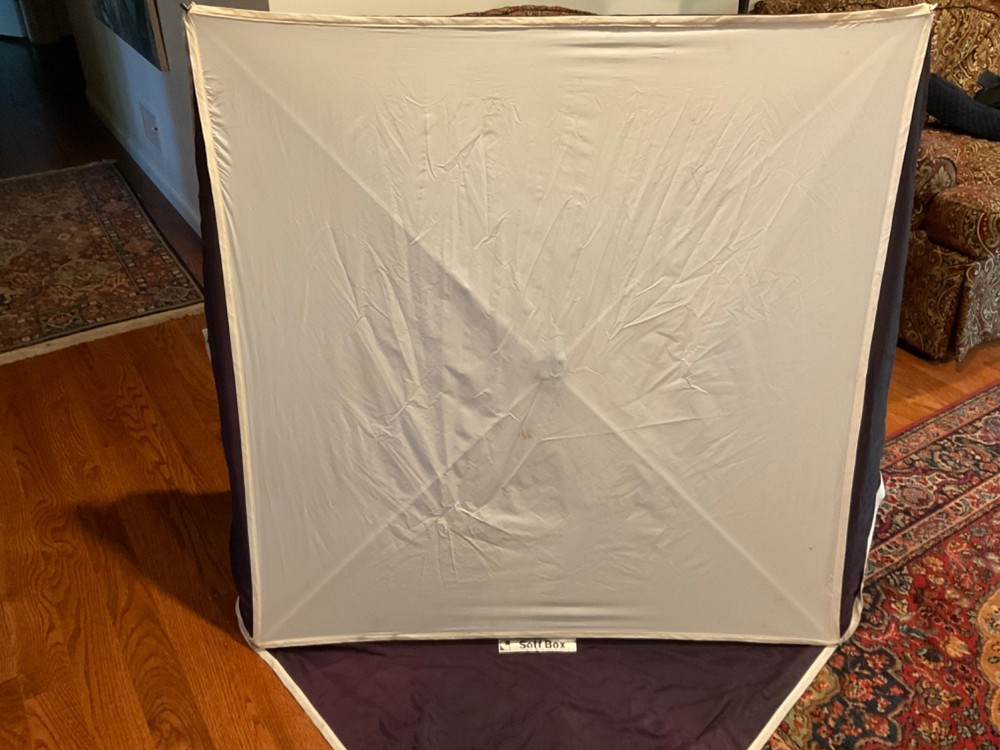 Larson 42”x42” Softbox, SOFFBOX. Fabric and frame only. Read description