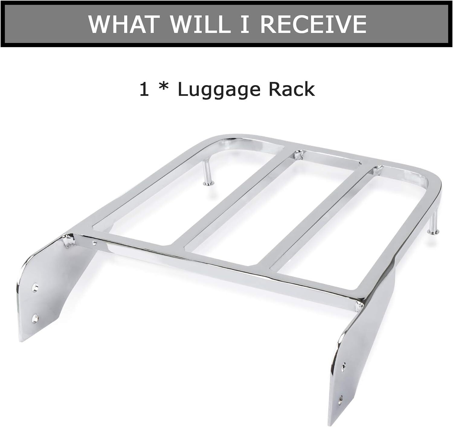 Sissy Bar Rear Luggage Rack For Suzuki Boulevard M50 C50 Intruder VL800 Chrome