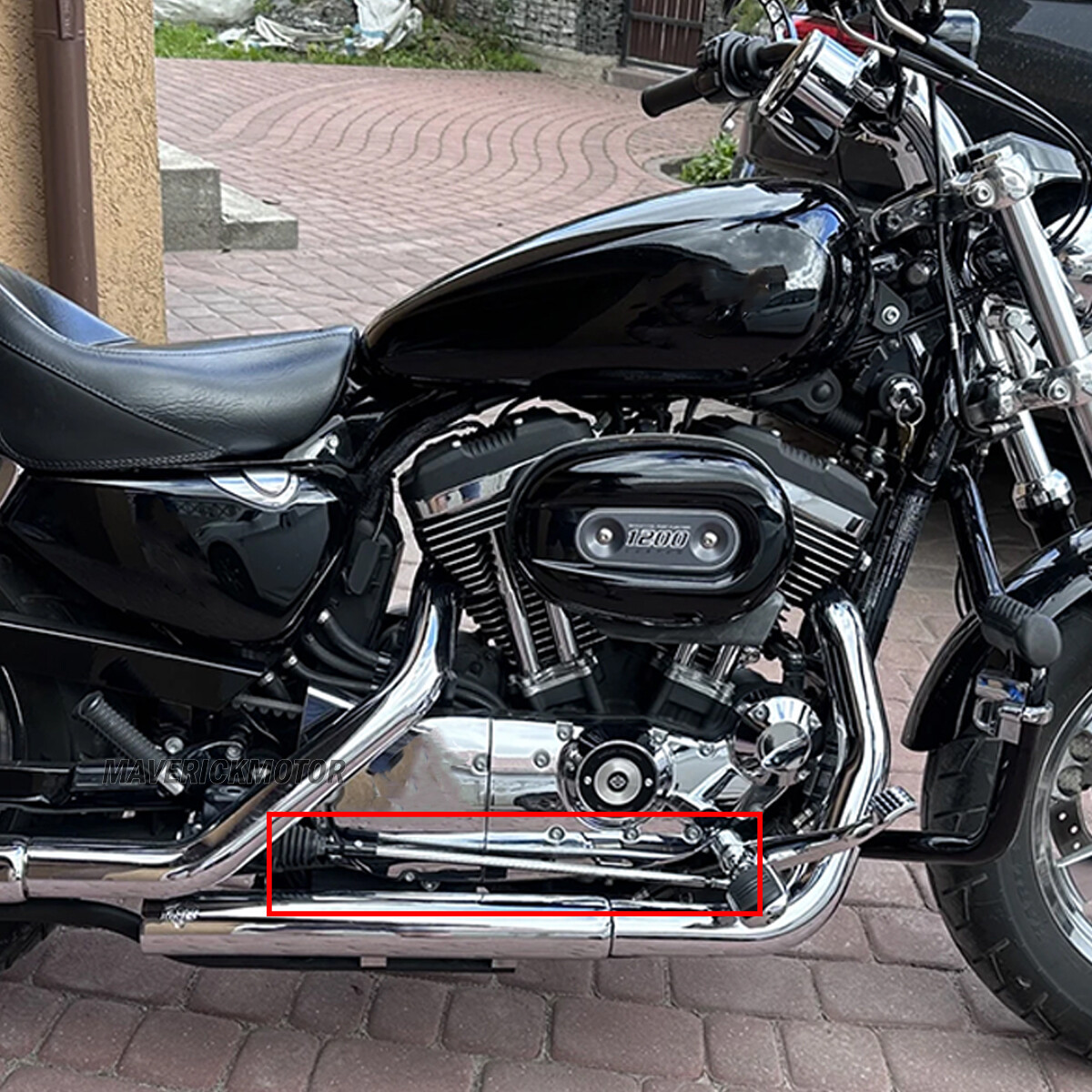 FOR 2014-LATER HARLEY SPORTSTER XL883 XL1200 FORWARD CONTROLS BRAKE LINKAGE ROD