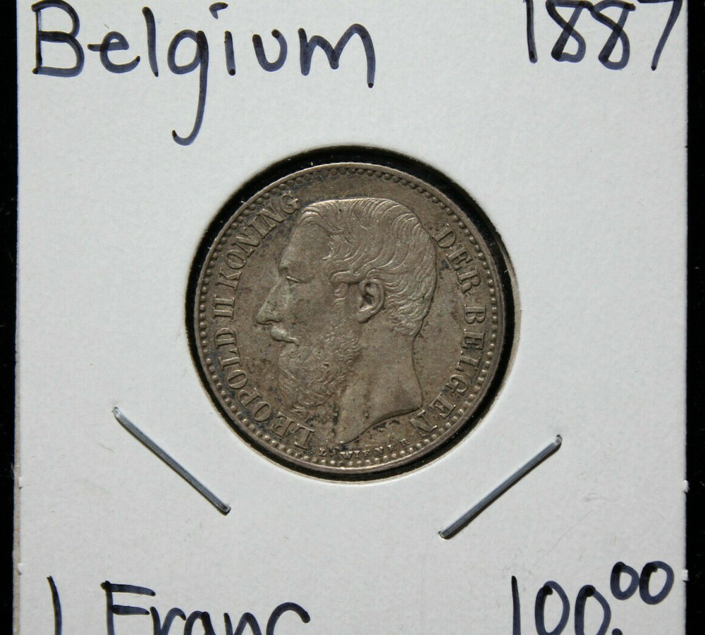 1887 Belgium 1 Franc