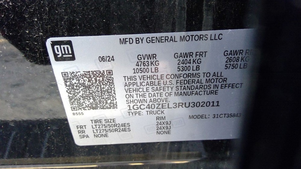 2024 Chevrolet Silverado EV Front Propulsion Unit Engine 3089480