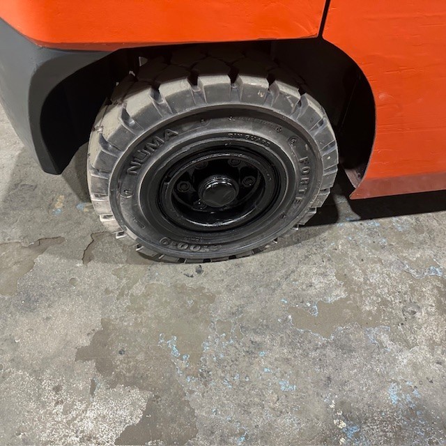 2021 Toyota 8FDU25 5000lb Used Diesel Forklift Triple Mast Sideshift 6243 Hours