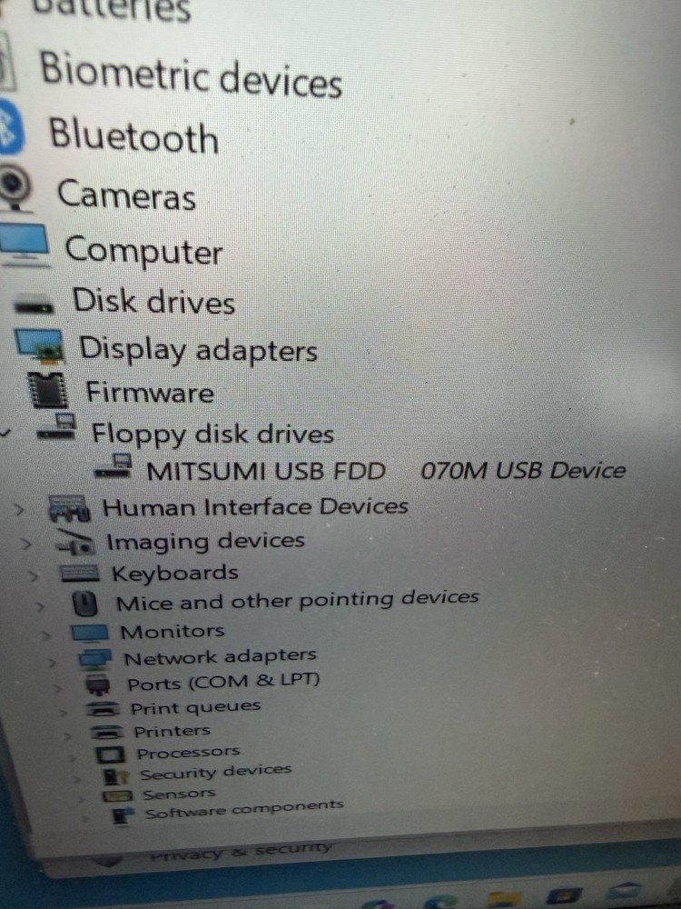 SmartDisk External USB Floppy 3.5” Disk Drive FDUSB-TM2 Mitsumi D353FUE Tested