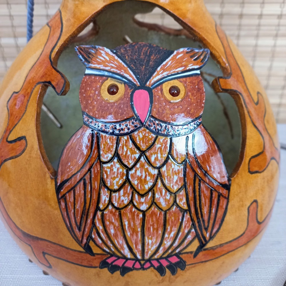 Owl Thundergourd Drum, Thunder Sound Maker, Medieval instruments