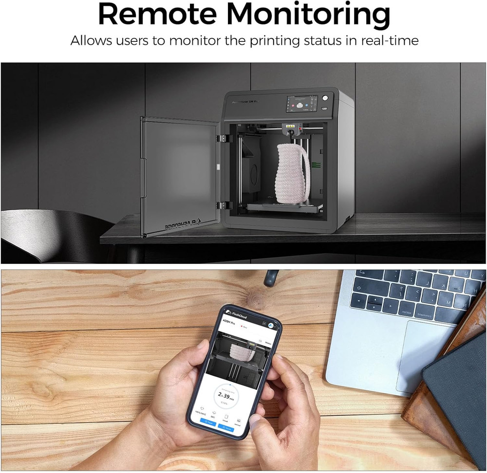 Official Original FLASHFORGE Camera Smart Kit, 3D Printer Camera Real-Time Monit