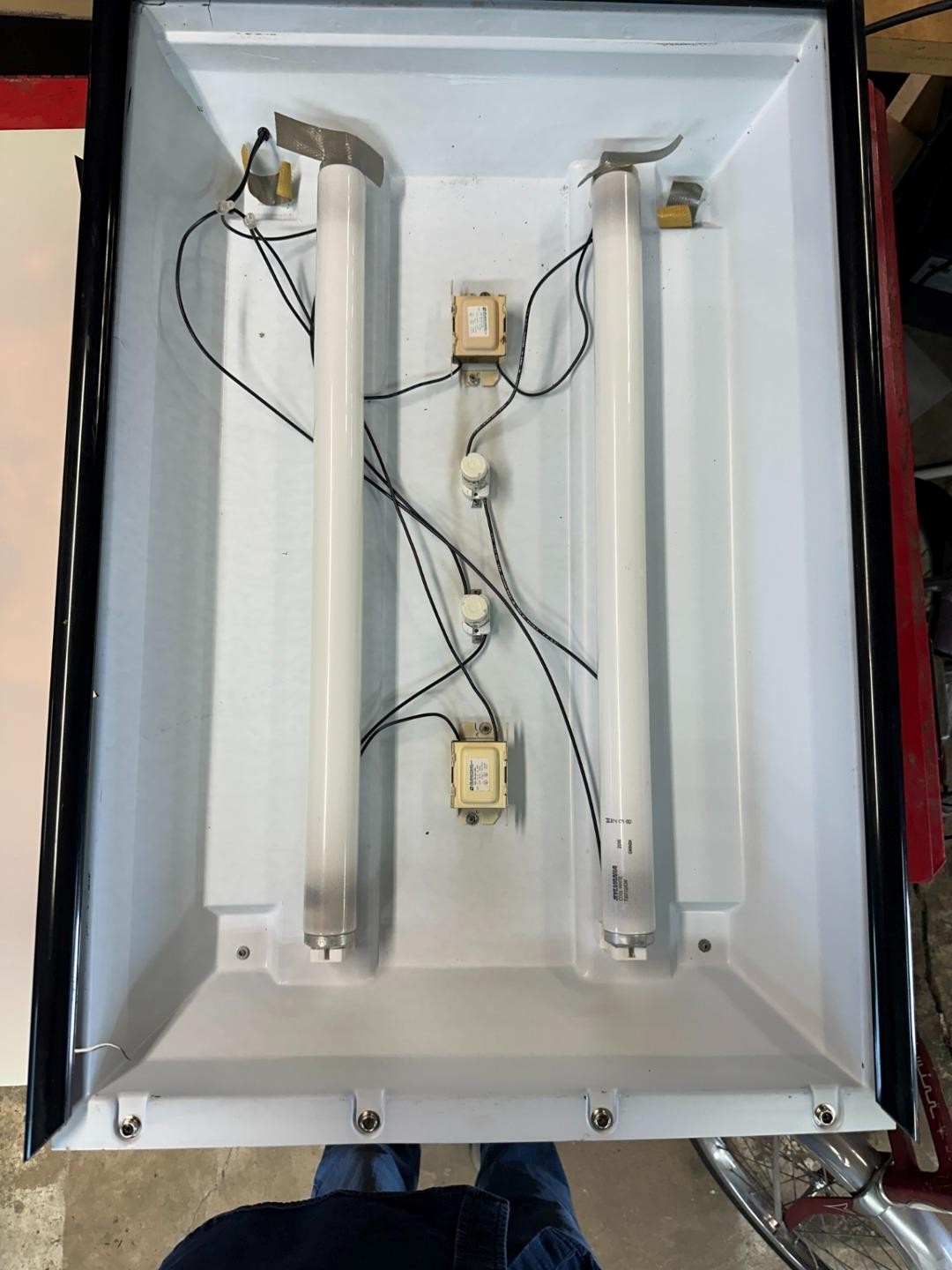 1996 Trek Bicycle Dealer LANCE ARMSTRONG back lit DISPLAY SIGN Tour 'd France