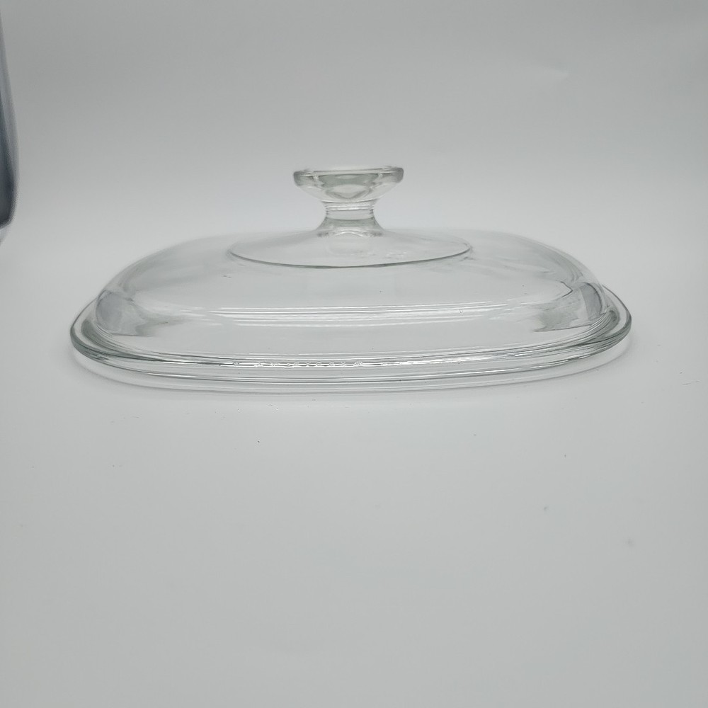 Vtg Pyrex A9C Square Glass Lid | Replacement Lid for CorningWare | Clear Pyrex