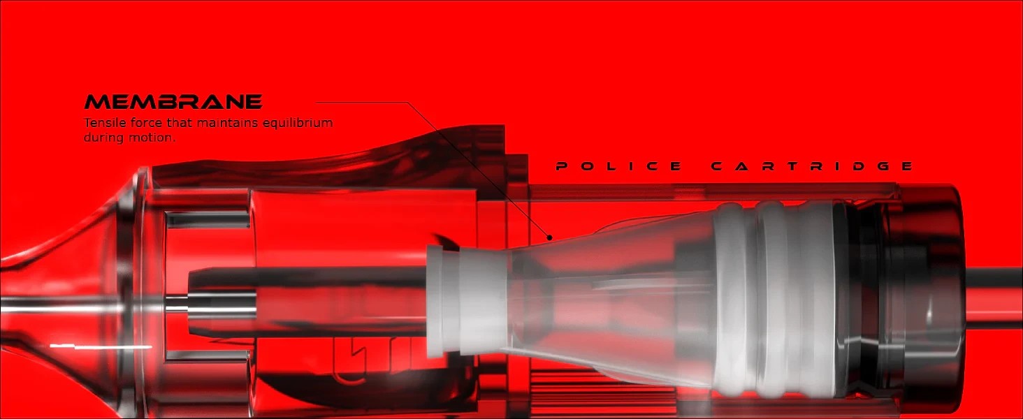 20, 40pcs CNC Police Tattoo Needle Cartridges RM RL RS