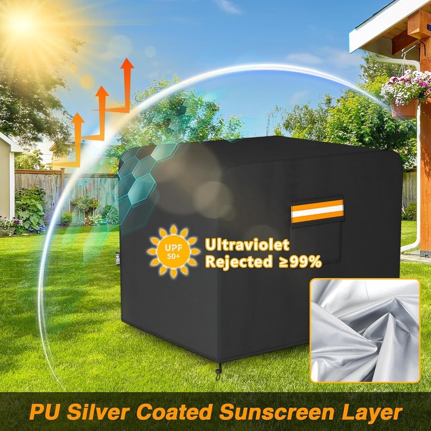 Generator Cover for Most Generators 5000-10000 Watt 32’’L x 24’’W x 24’’H 420D