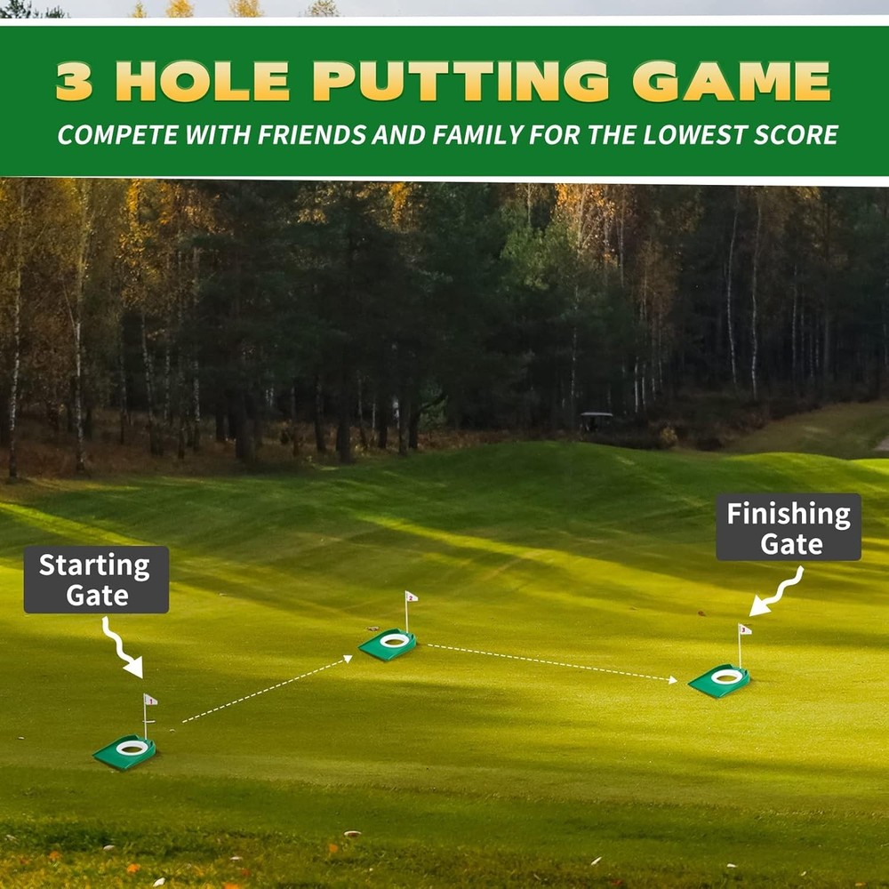 Golf Putting Practice Cup Hole Training Aid Golf Accessories Putt Training