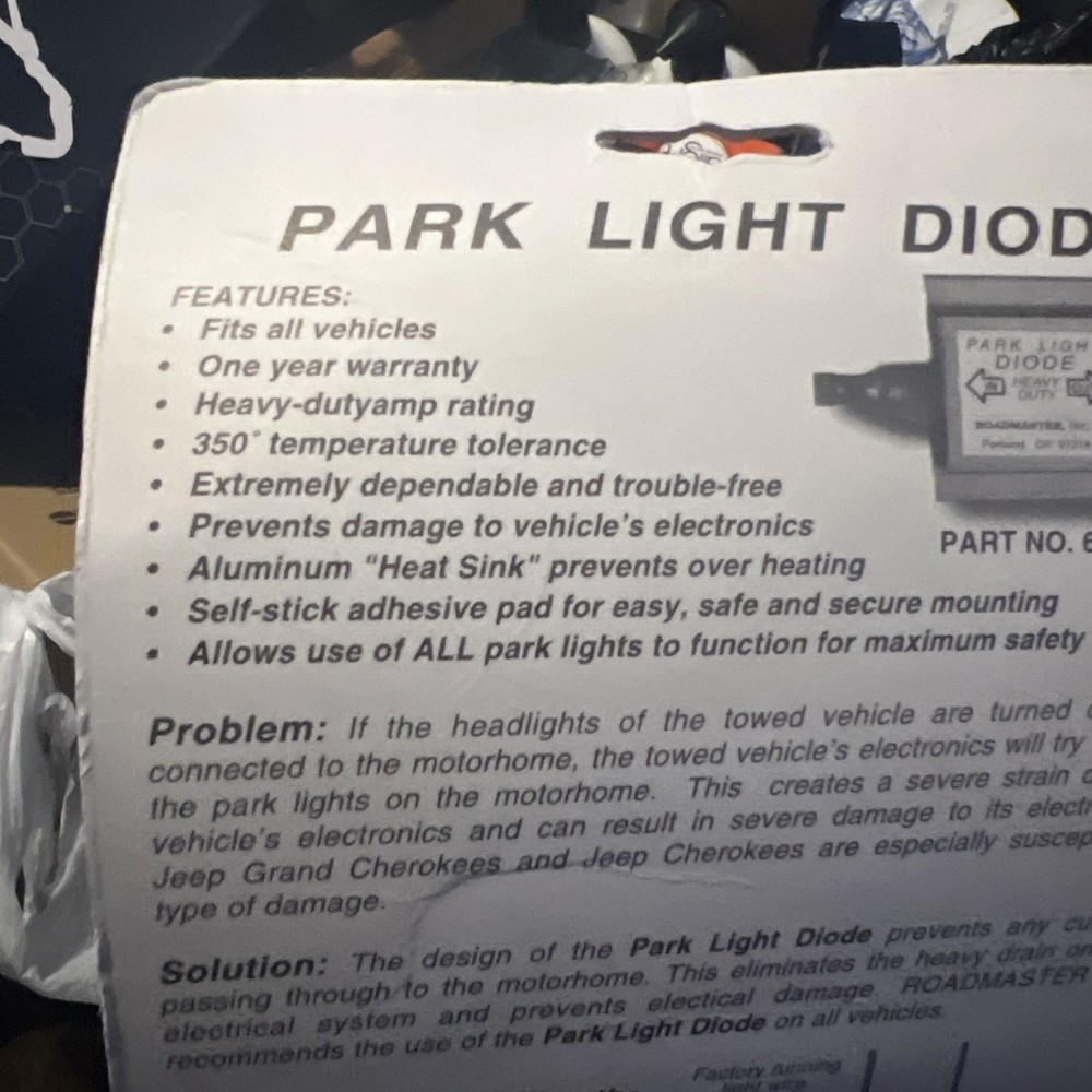 Roadmaster 690 Single Park Light Diode