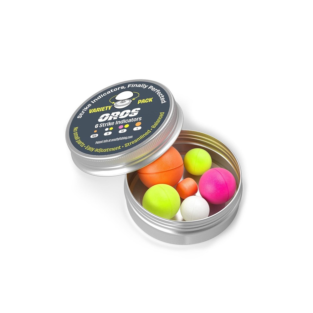 6 Pack Variety Pack Strike Indicators, Multiple Sizes and Colors
