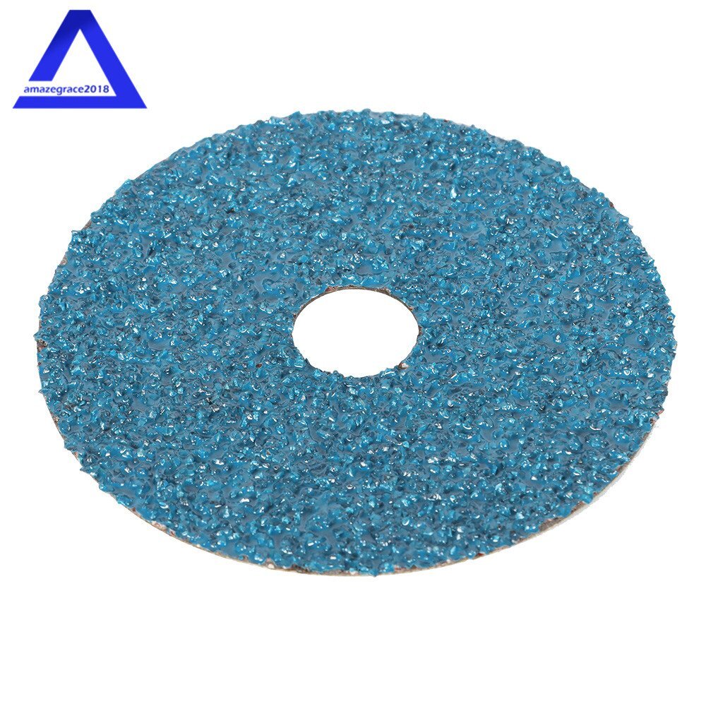 25 Pack 5" x 7/8" 24 Grit Zirconia Resin Fiber Disc Grinding and Sanding Discs