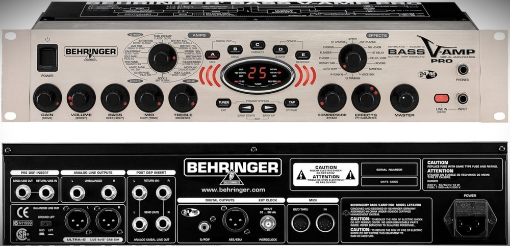 Behringer Bass V-Amp Pro Rackmount Modeler & Multi Effects Processor (NIB) (NOS)