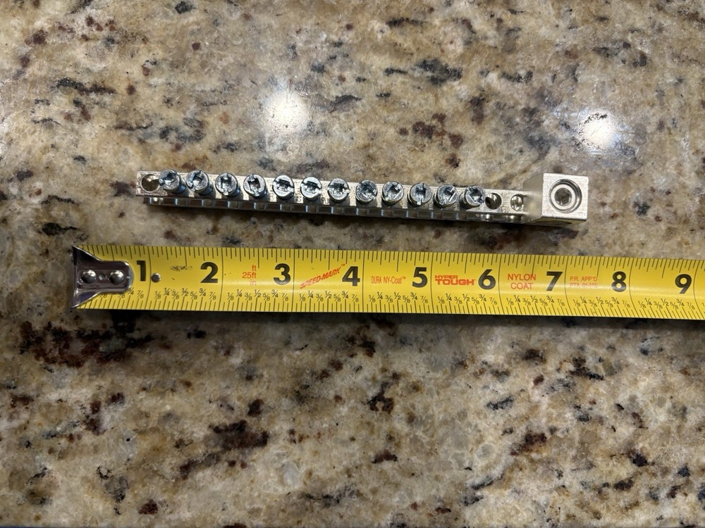 Square D Load Center Accessory, Ground Bar Kit, 17 terminal Open Package