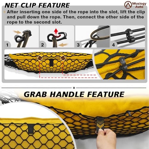 Envelope Style Trunk Cargo Net Compatible with 2015-2025 2026 Outback