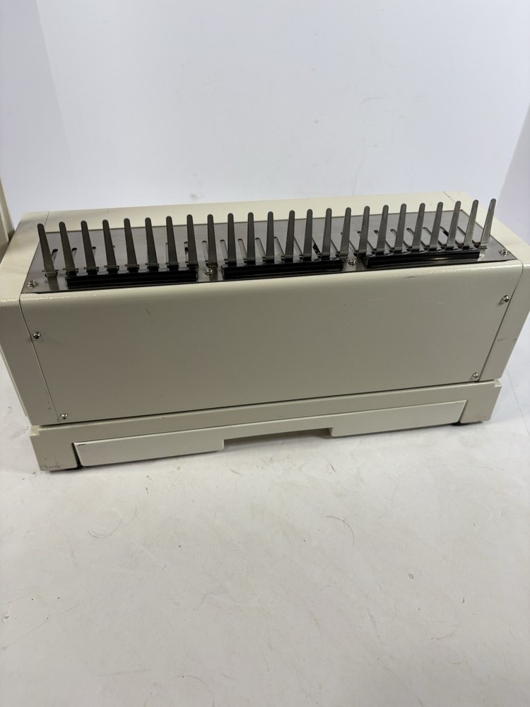 Megabind-1 Manual Comb Binding Machine Paper Punch Binder Office Untested