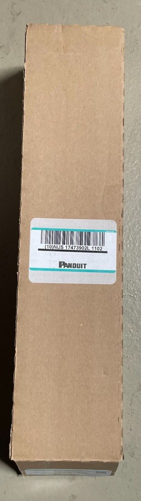 Panduit WMPF1E PatchLink™ Horizontal Cable Manager – 2RU, Front-Only, Black